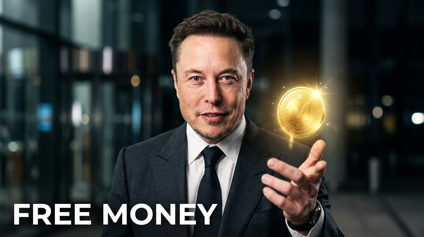 Why is Elon giving away money? (Ad)