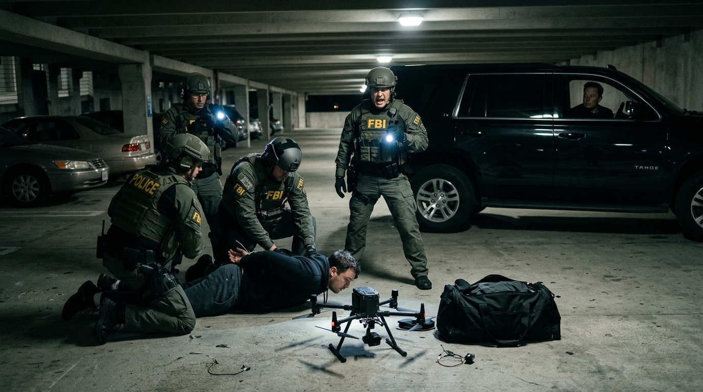 FBI Thwarts Alleged Drone-and-Gun Plot Targeting Trump's White House UFC Event, Elon Musk Reacts