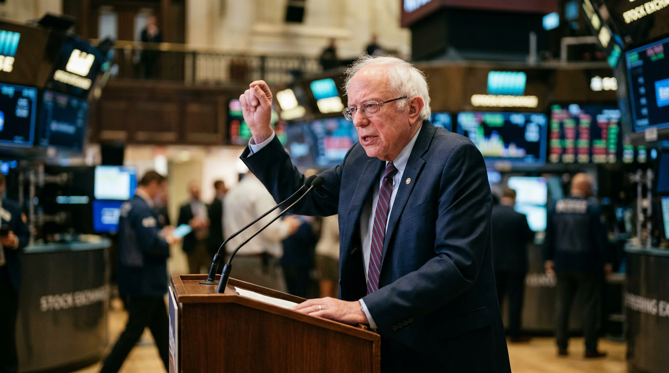 Bernie Sanders Calls Economy 'Insanely Rigged' as Musk and Tech Billionaires Add $210 Billion in a Day