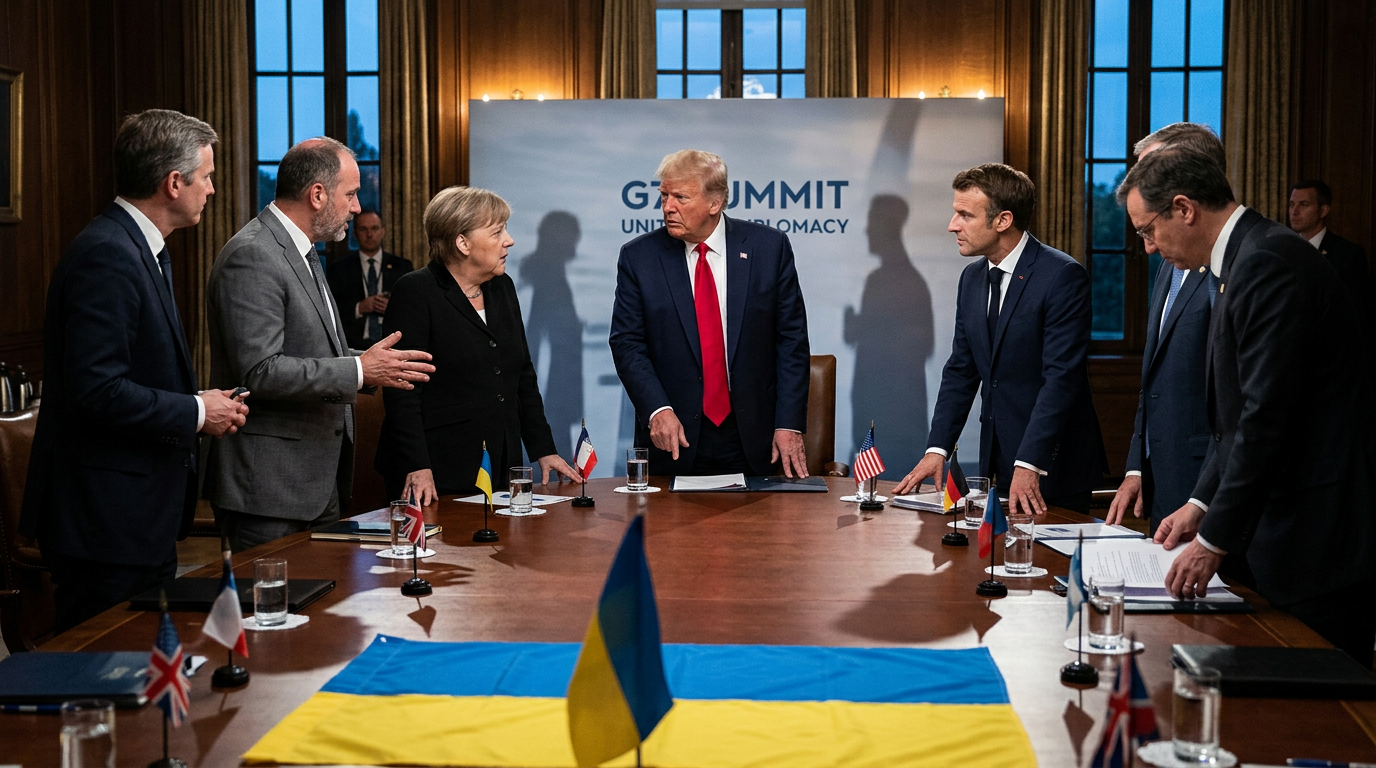 Trump Joins G7 Pledge to Boost Ukraine Support, Tighten Sanctions on Russia's Energy Sector