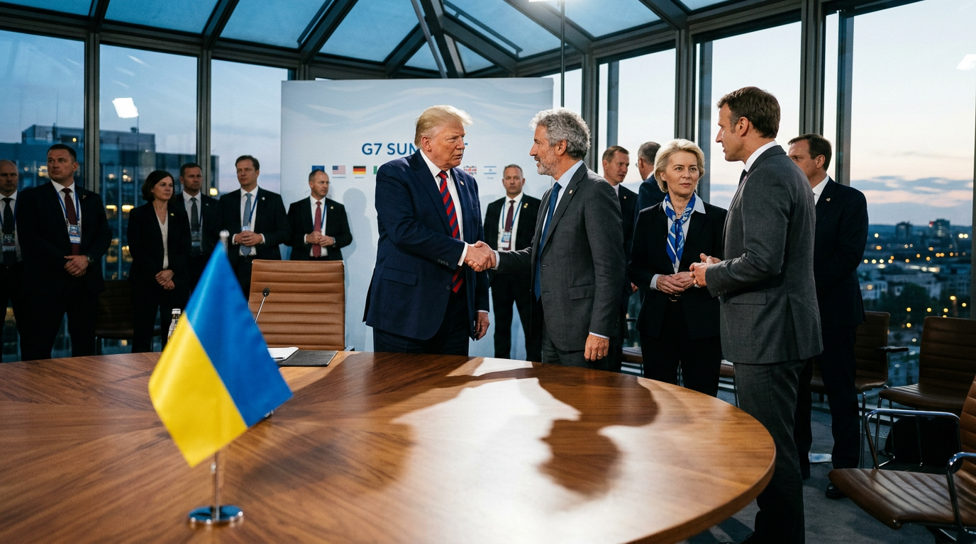 Trump Joins G7 Pledge to Boost Ukraine Support, Tighten Sanctions on Russia's Energy Sector