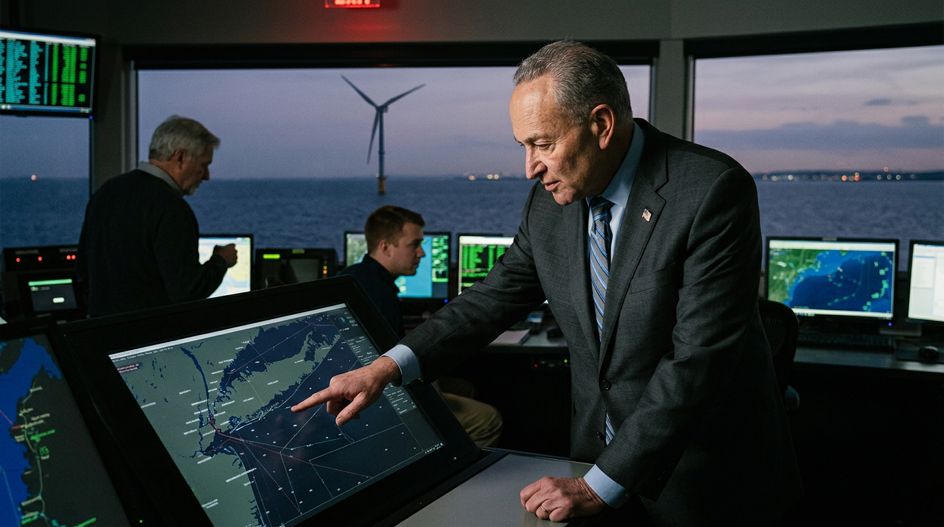 Schumer Warns Trump's $2.6 Billion Offshore Wind Buyback Could Leave New York in the Dark