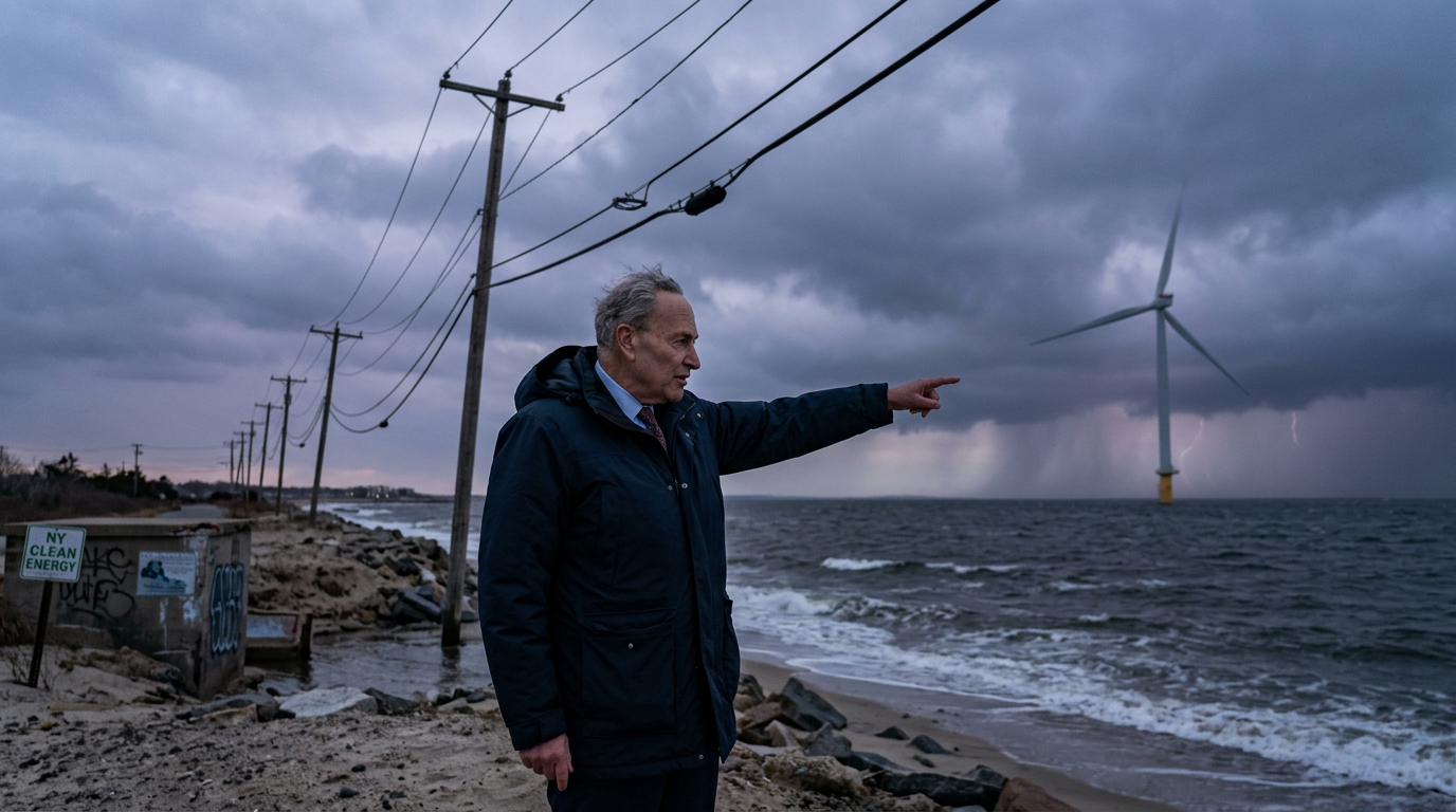 Schumer Warns Trump's $2.6 Billion Offshore Wind Buyback Could Leave New York in the Dark