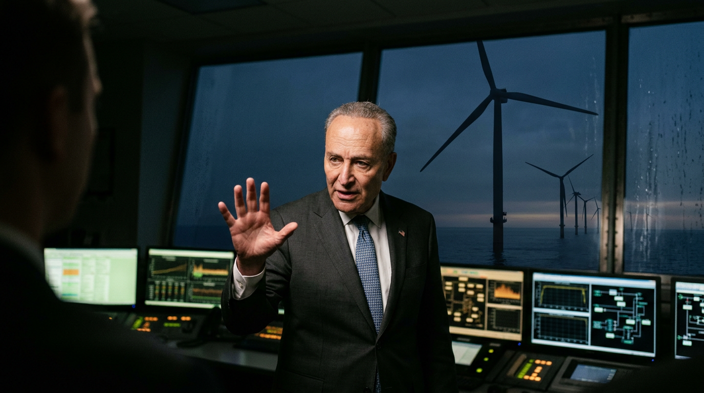 Schumer Warns Trump's $2.6 Billion Offshore Wind Buyback Could Leave New York in the Dark