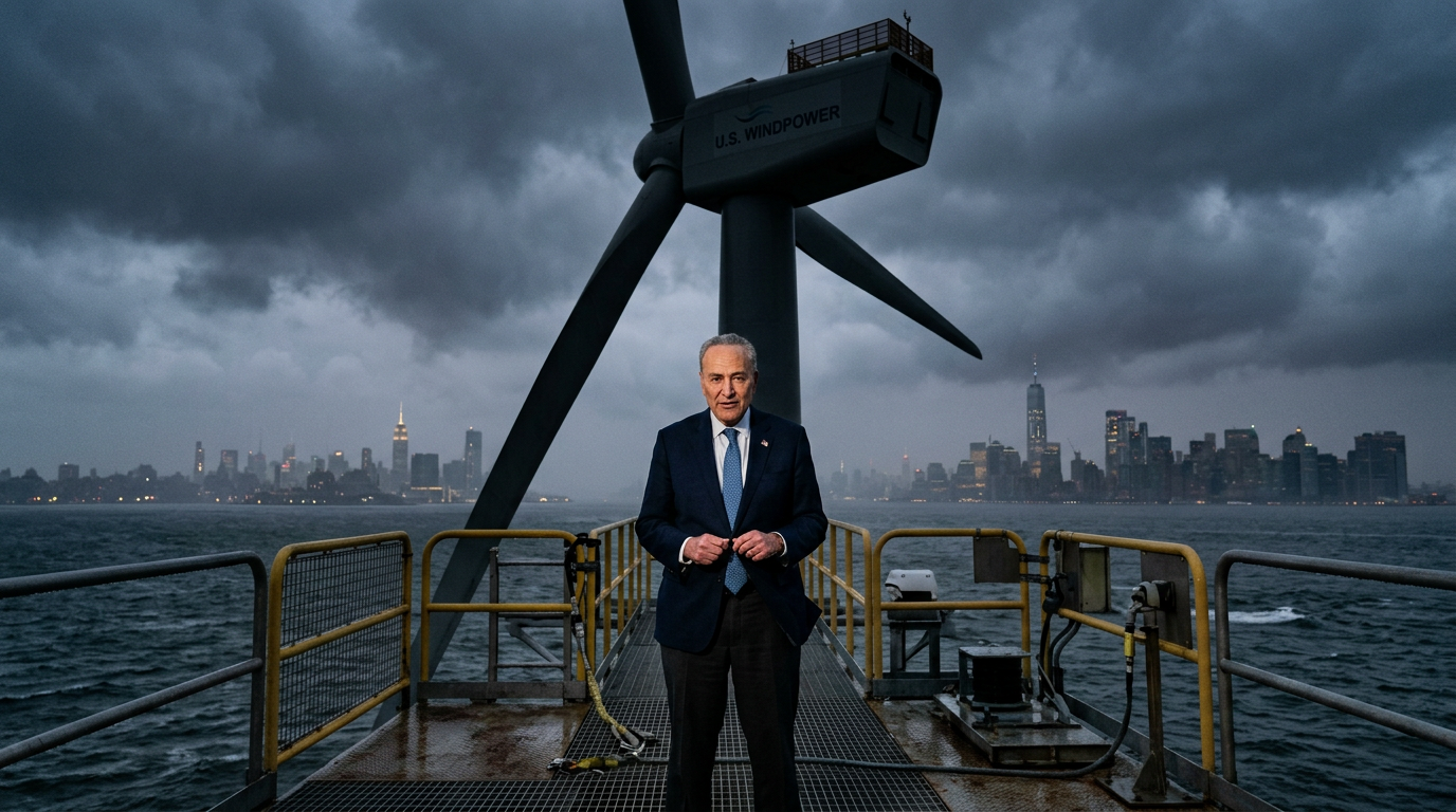 Schumer Warns Trump's $2.6 Billion Offshore Wind Buyback Could Leave New York in the Dark