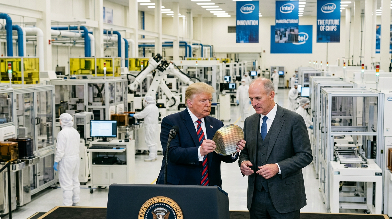 Trump Says Apple Will Make Chips With Intel, Joining Nvidia and Tesla in U.S. Manufacturing Push
