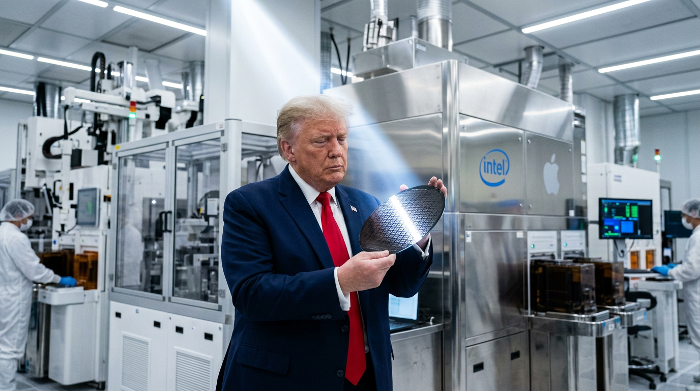 Trump Says Apple Will Make Chips With Intel, Joining Nvidia and Tesla in U.S. Manufacturing Push