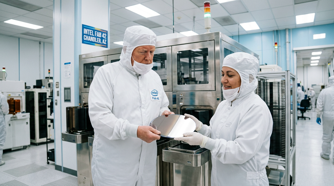 Trump Says Apple Will Make Chips With Intel, Joining Nvidia and Tesla in U.S. Manufacturing Push