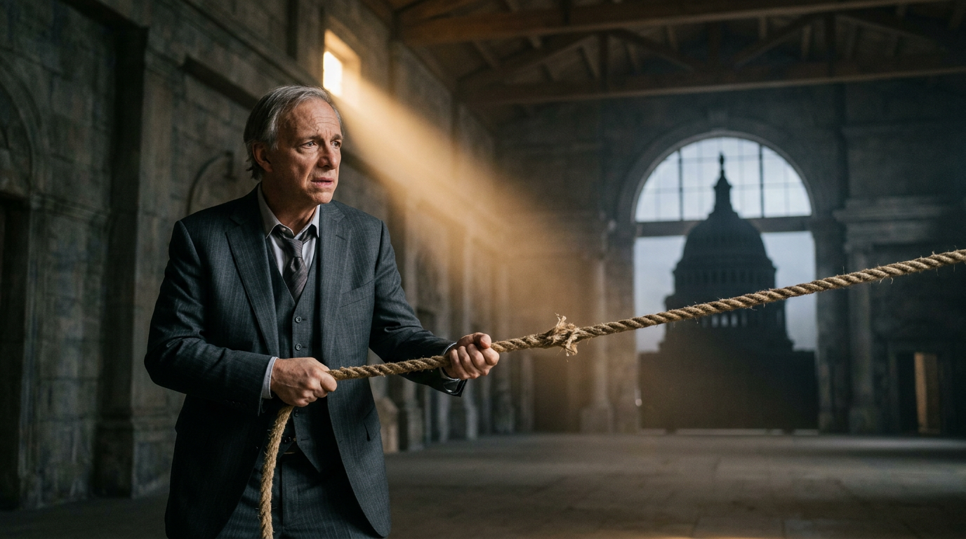 Ray Dalio Says US Is 'On The Brink' As Debt and Political Risks Mount