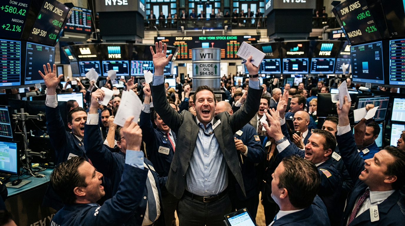 Stocks Rally on Iran Peace Deal and Intel-Apple Chip Pact; Oil Tumbles