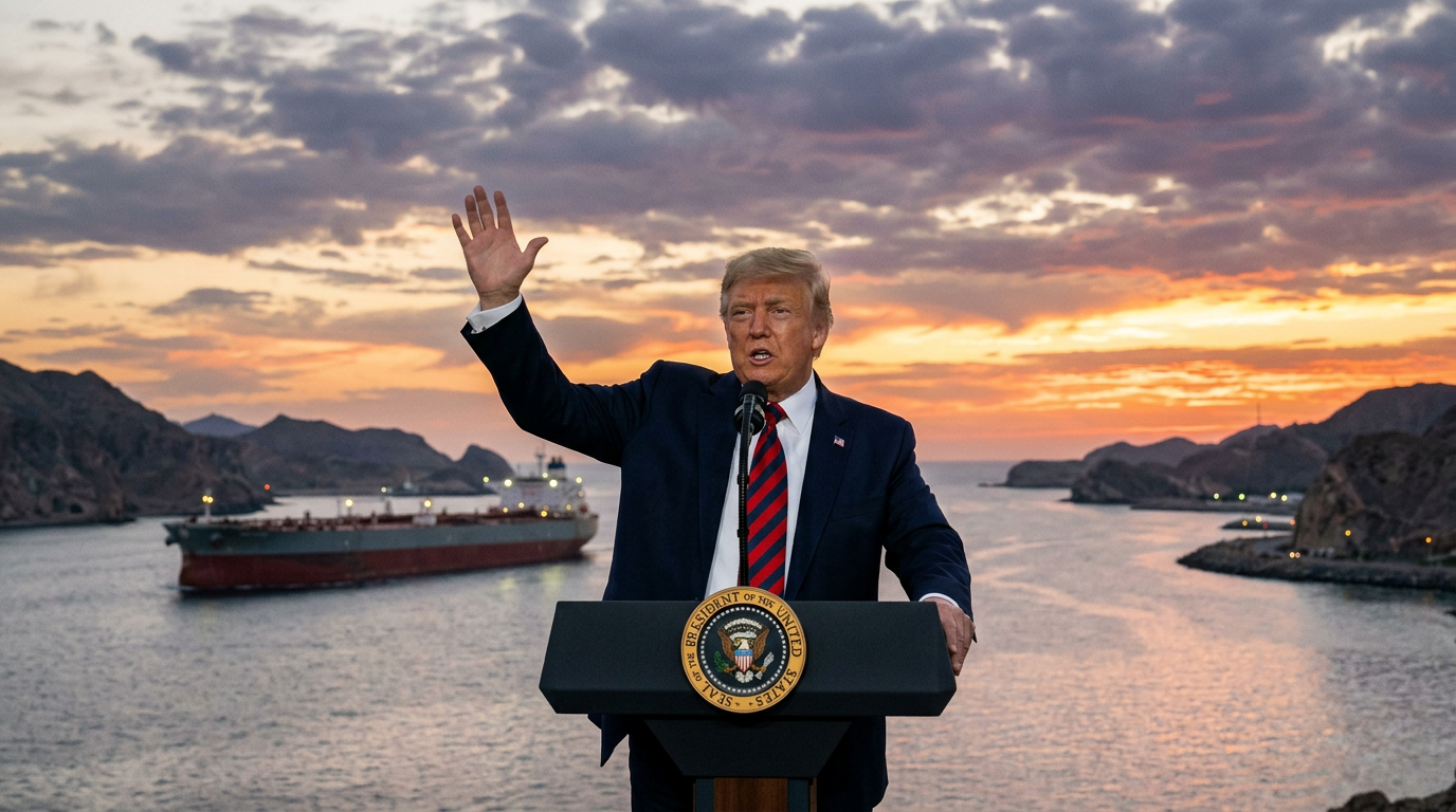 Trump Warns US May Charge Tolls in Strait of Hormuz If Iran Peace Deal Collapses