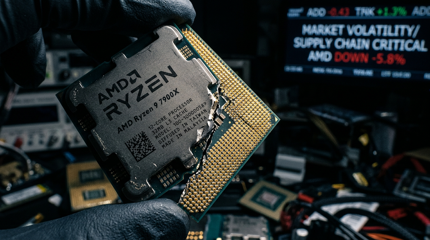 AMD Stock Takes a Hit as Tech Sell-Off Accelerates
