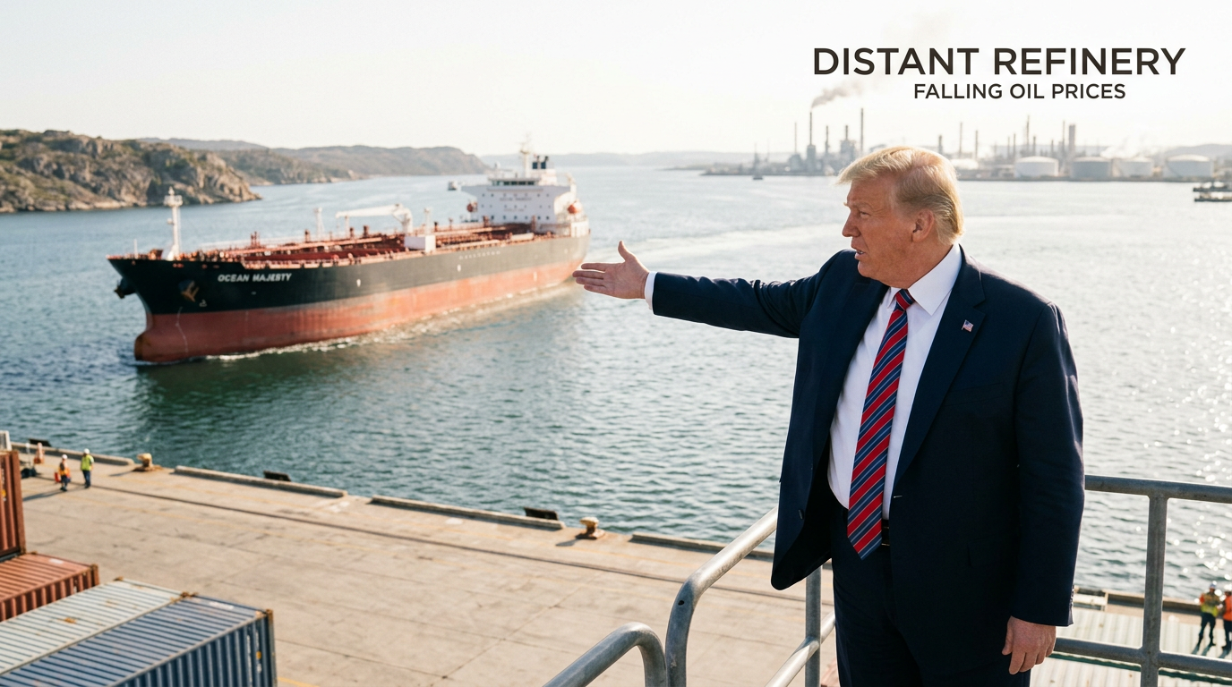 Trump Says 19 Million Barrels Just Sailed Through Hormuz, And Oil Prices Are Falling