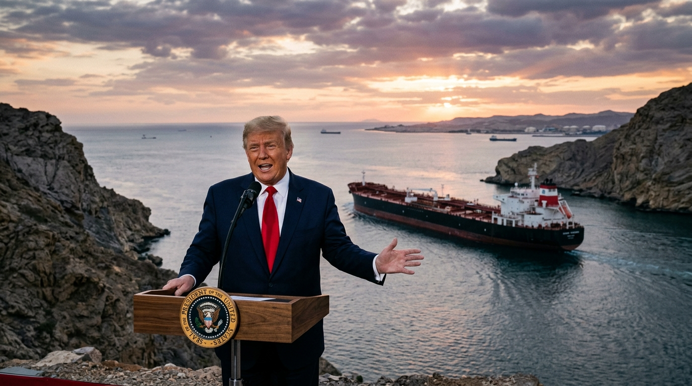 Trump Says 19 Million Barrels Just Sailed Through Hormuz, And Oil Prices Are Falling