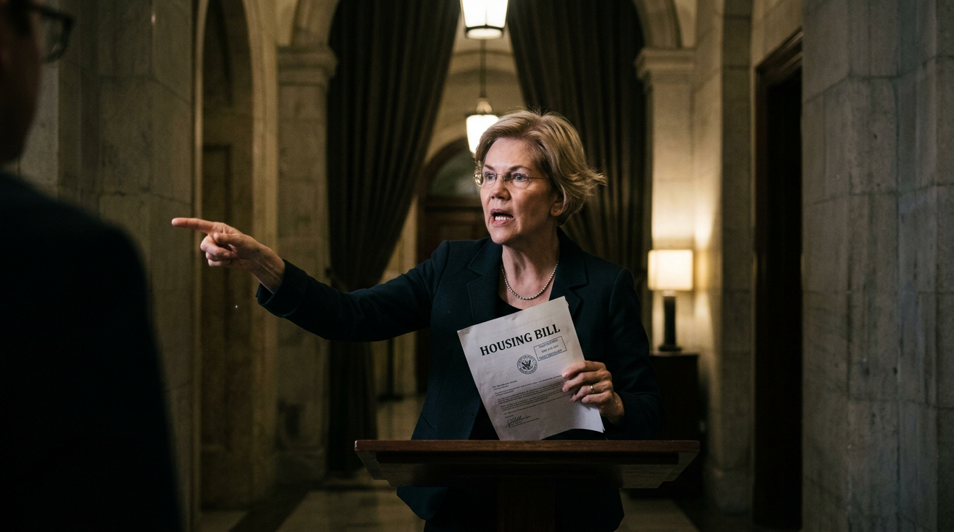 Trump Cancels Bipartisan Housing Bill Signing, Warren Says He's 'Acting Like A Child'
