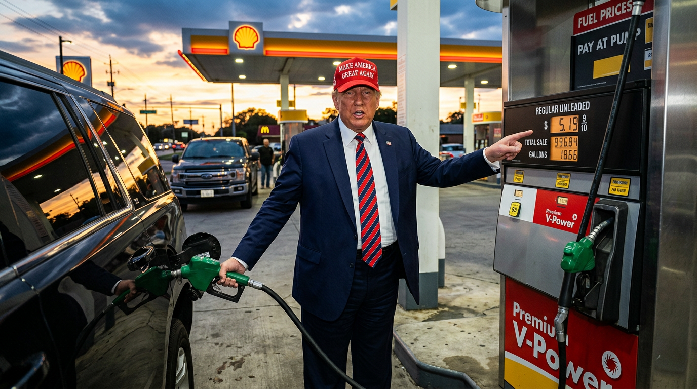 Trump Says Gas Prices Aren't Falling Fast Enough—But the Data Tells a Different Story