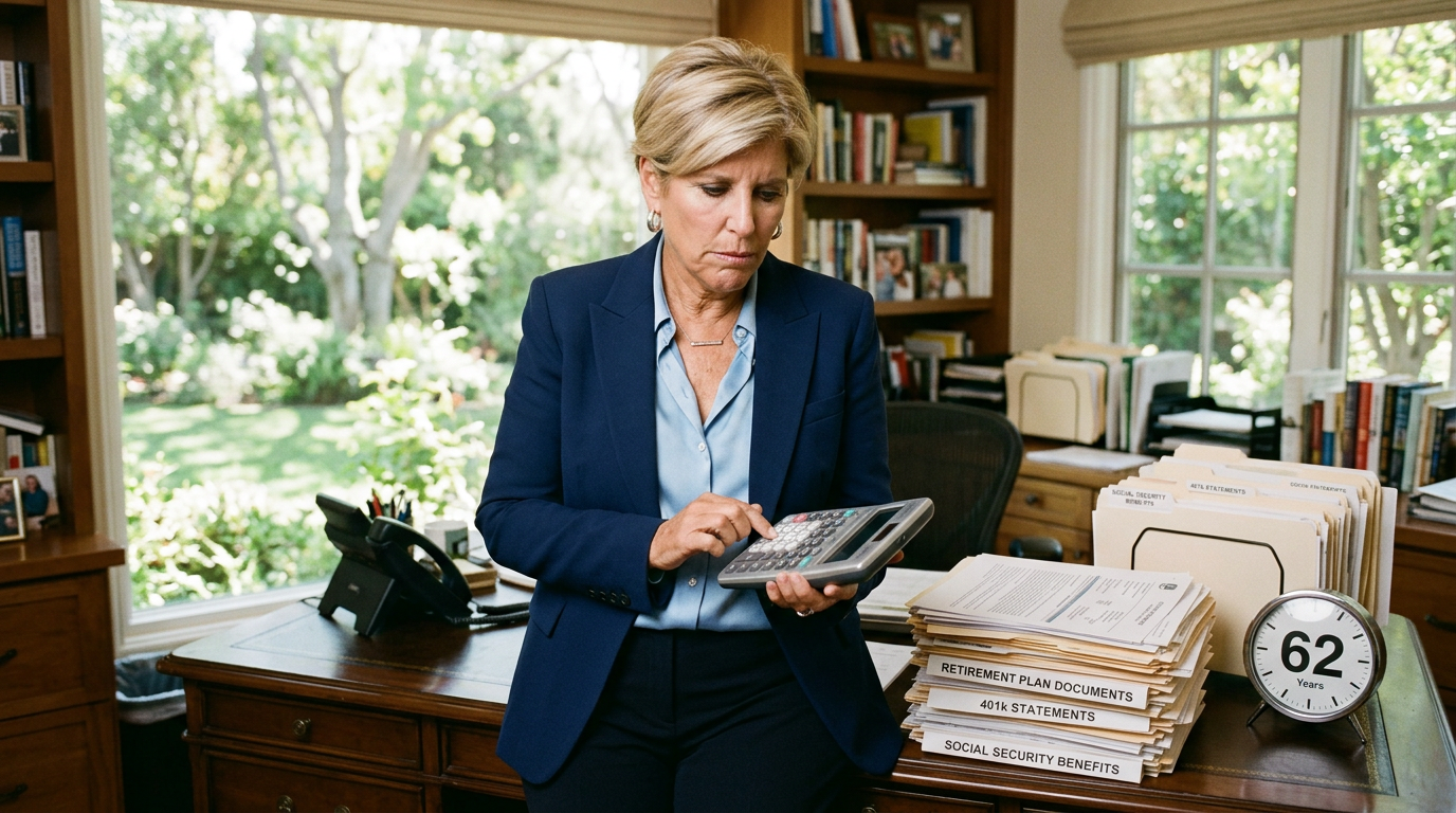 Suze Orman Says Claiming Social Security at 62 Is a 'Costly Mistake'—Here's the Math