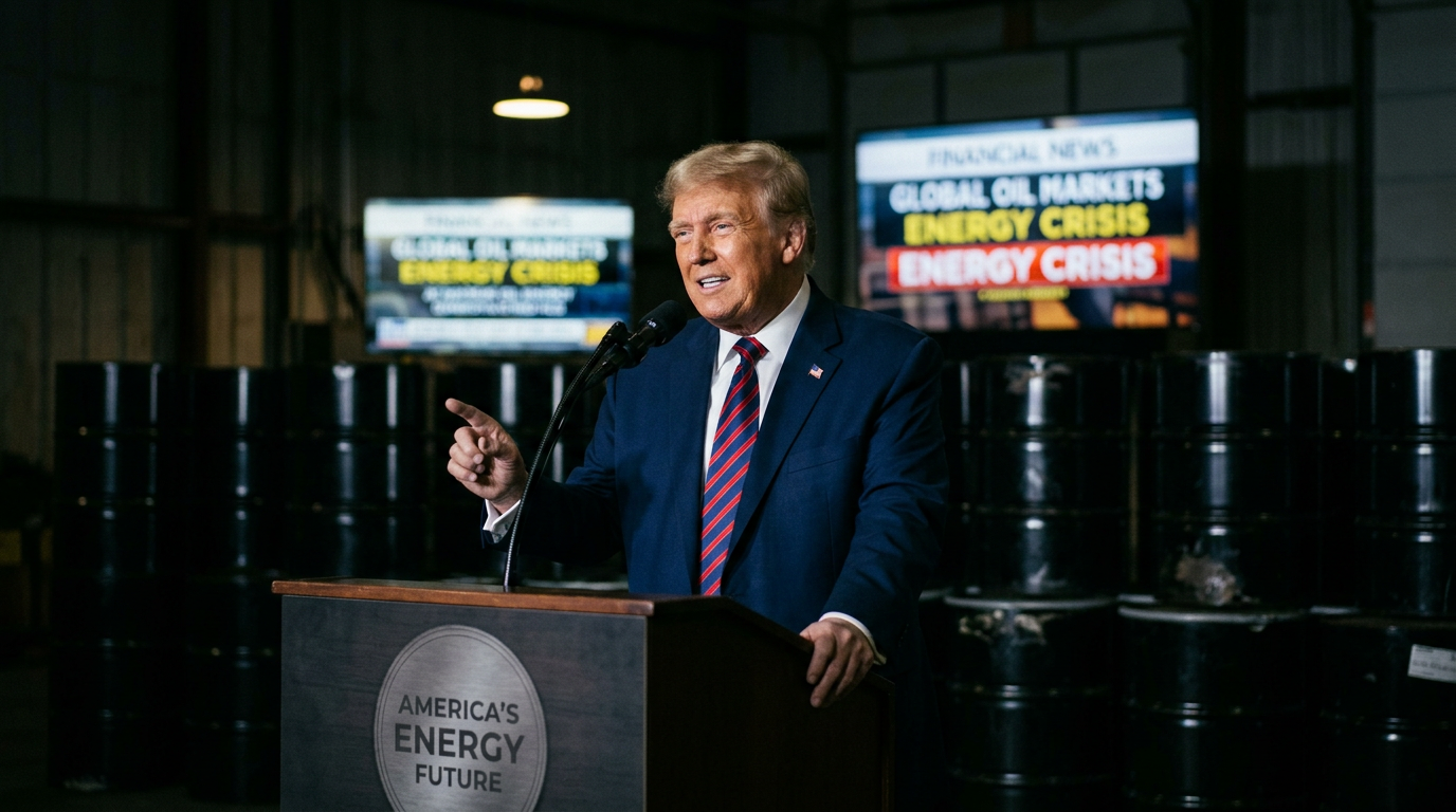 Trump Says Iran Talks 'Going Well'; Oil Falls to Nearly $67 While South Korea's KOSPI Slides More Than 5%