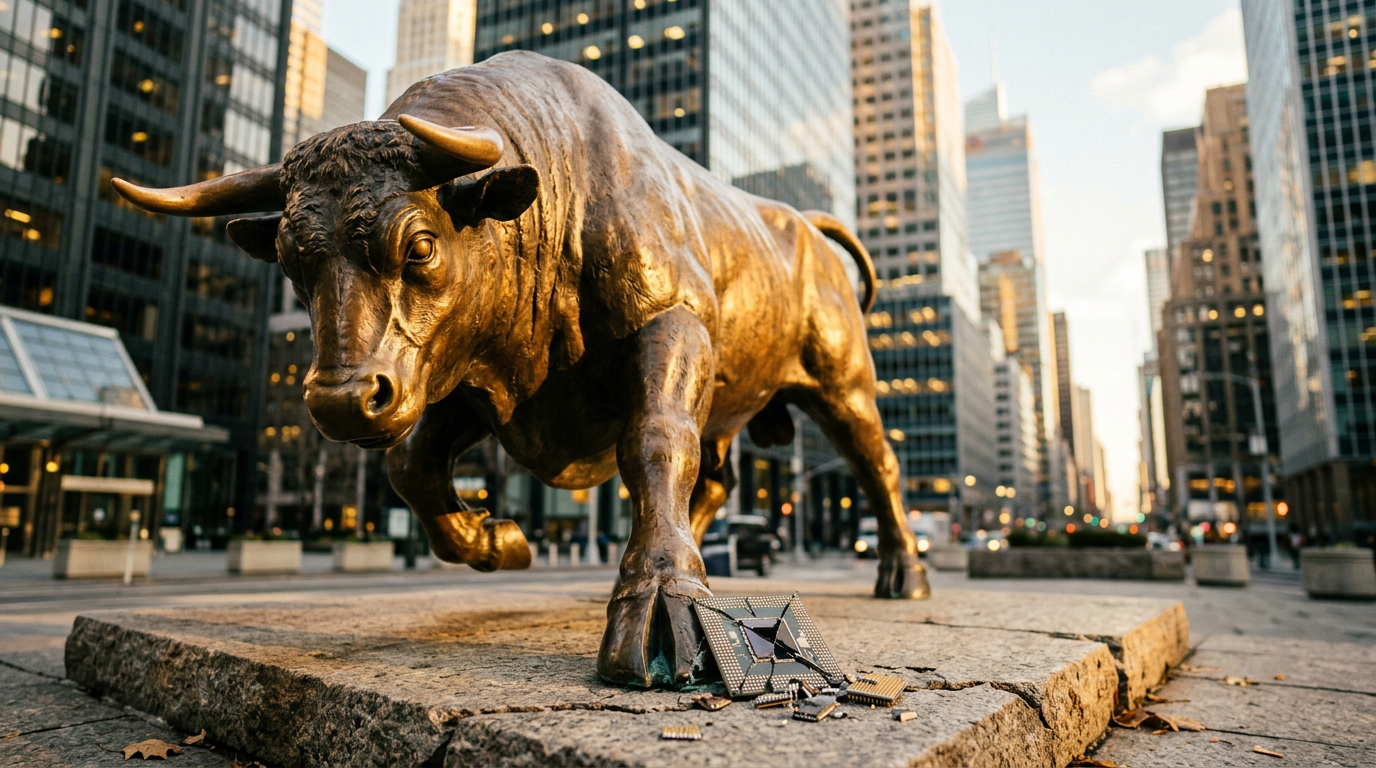 Dow Hits Record as Jobs Data Sinks Rate-Hike Fears, But Chips Get Crushed