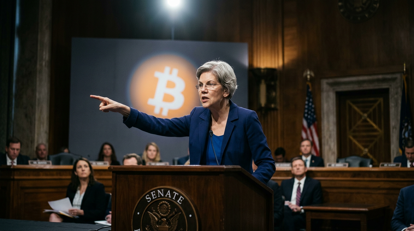 Elizabeth Warren Accuses Trump of Using Presidency to Boost Family Crypto Business