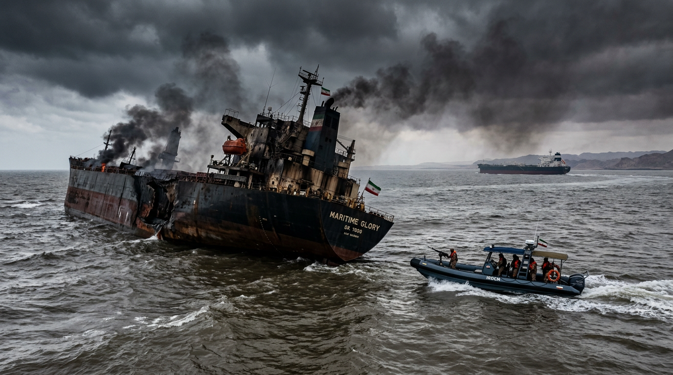Strait of Hormuz Traffic Odds Drop After Iran Strikes Ships