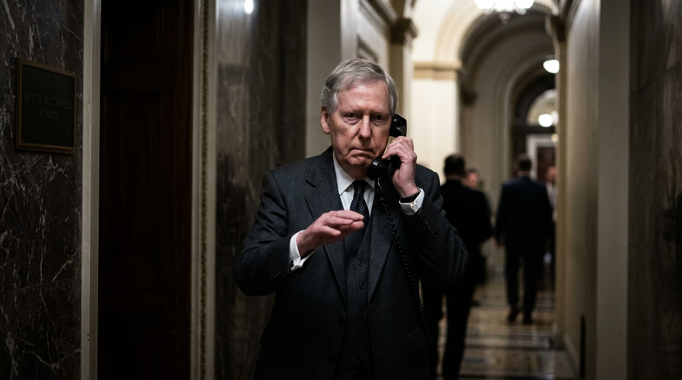 Mitch McConnell Told Me He Wants to End the Iran War and Cut Israel Aid, Says Thomas Massie