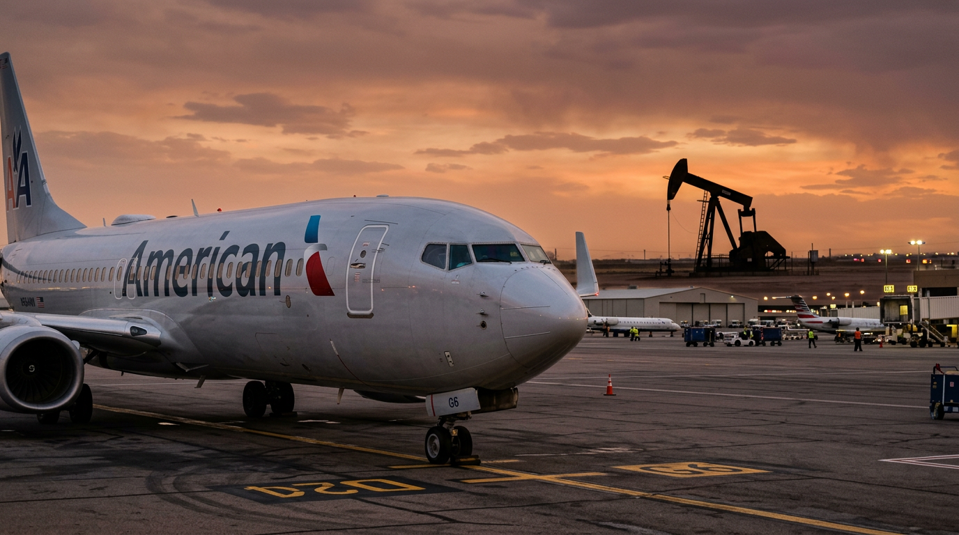 American Airlines Takes a Hit as Oil Surges on Middle East Tensions
