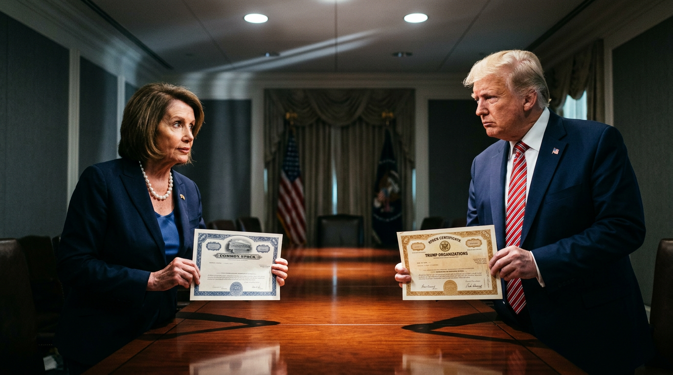Pelosi and Trump: The Unlikely Stock Picks They Both Own