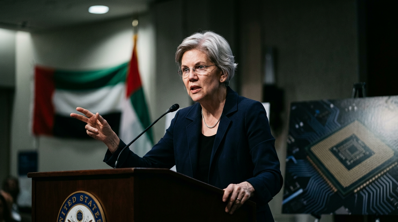 Elizabeth Warren Calls UAE Chip Export Rule 'Corrupt' as Commerce Department Eases Controls on Trump-Linked Stablecoin Deal