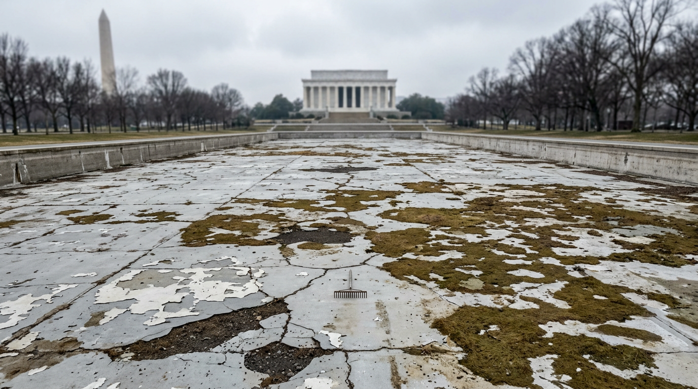 The Lincoln Memorial Reflecting Pool Just Can't Catch a Break