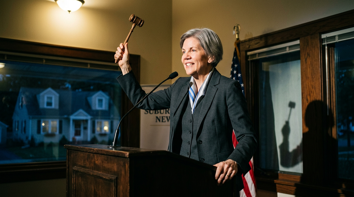 Elizabeth Warren Says Housing Affordability Bill Became Law While Trump 'Was Sleeping'