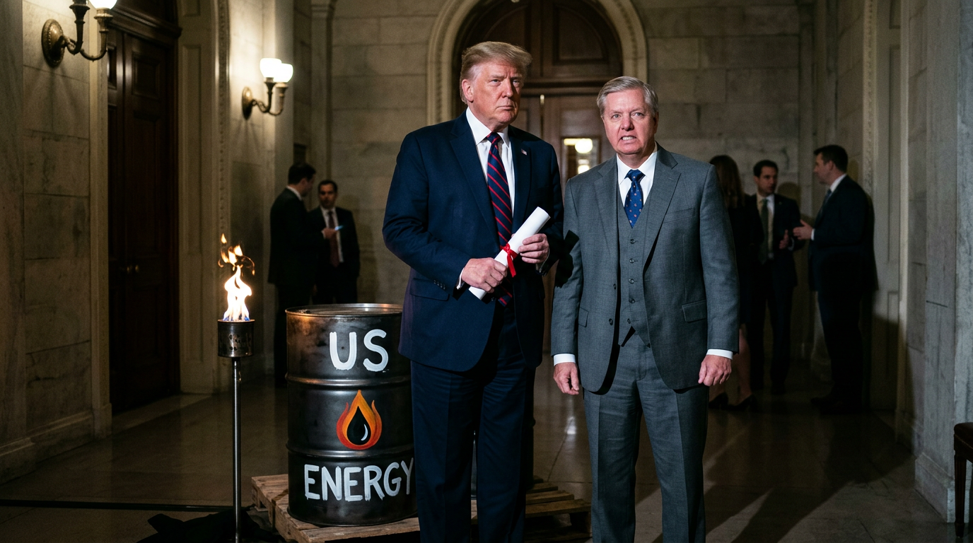 Trump Gets Behind 500% Tariff Plan for Russian Energy Buyers, Pushing Graham's Sanctions Bill Forward