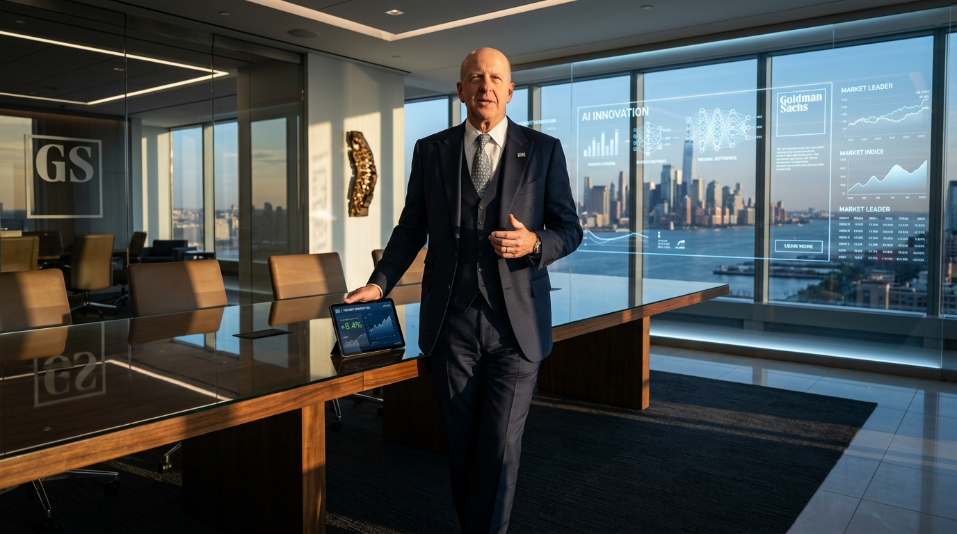 Goldman Sachs CEO Says AI Boom Is Still in the ‘Early Innings’