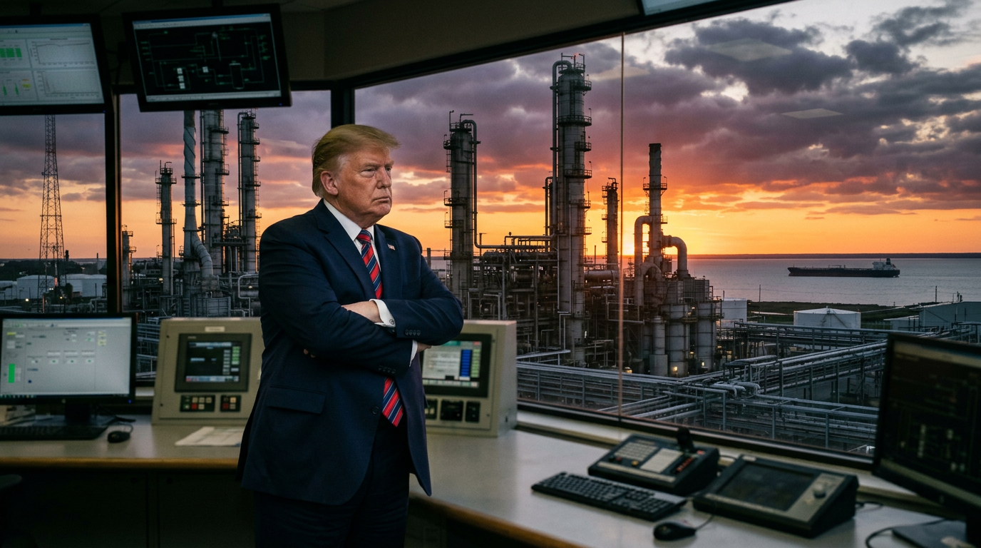Trump Says Oil Is 'Flowing Like Never Before'—But 10% of Global Refining Capacity Is Offline