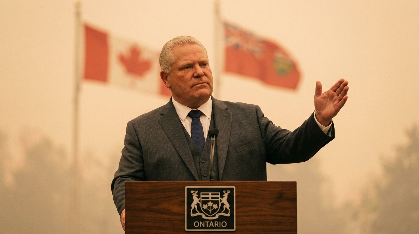 Ontario Premier Fires Back at Trump Over Wildfire Criticism