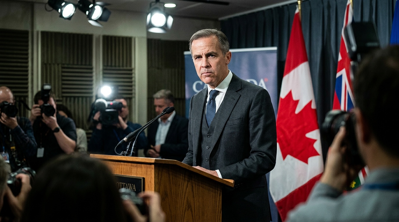 Canada's Carney Calls Trump's New Tariffs a 'Direct Violation' of USMCA, Signals Readiness to 'Intensify' Talks