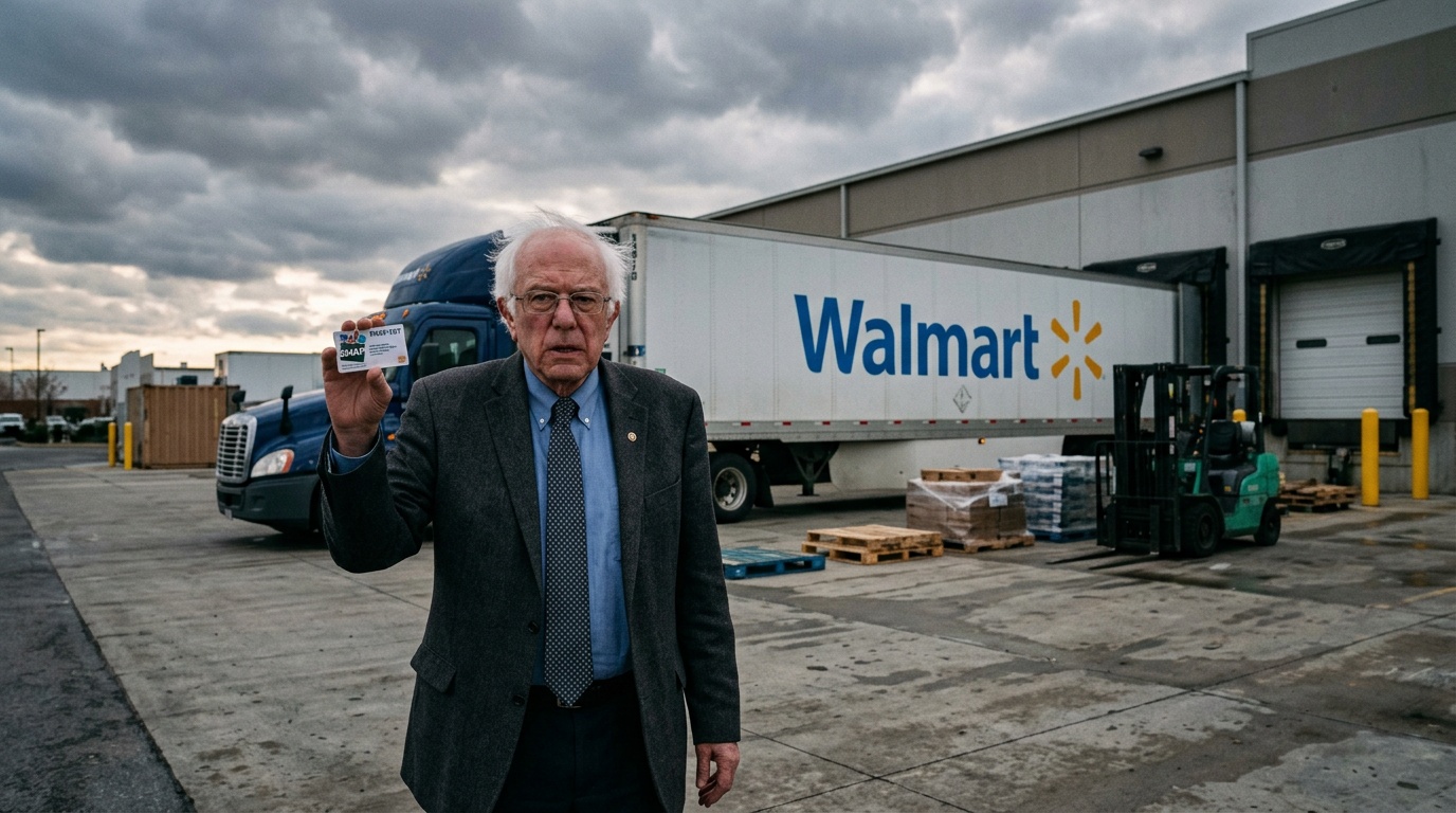 Bernie Sanders Calls Out Walmart's $37.6 Billion Buybacks While Workers Rely on Food Stamps