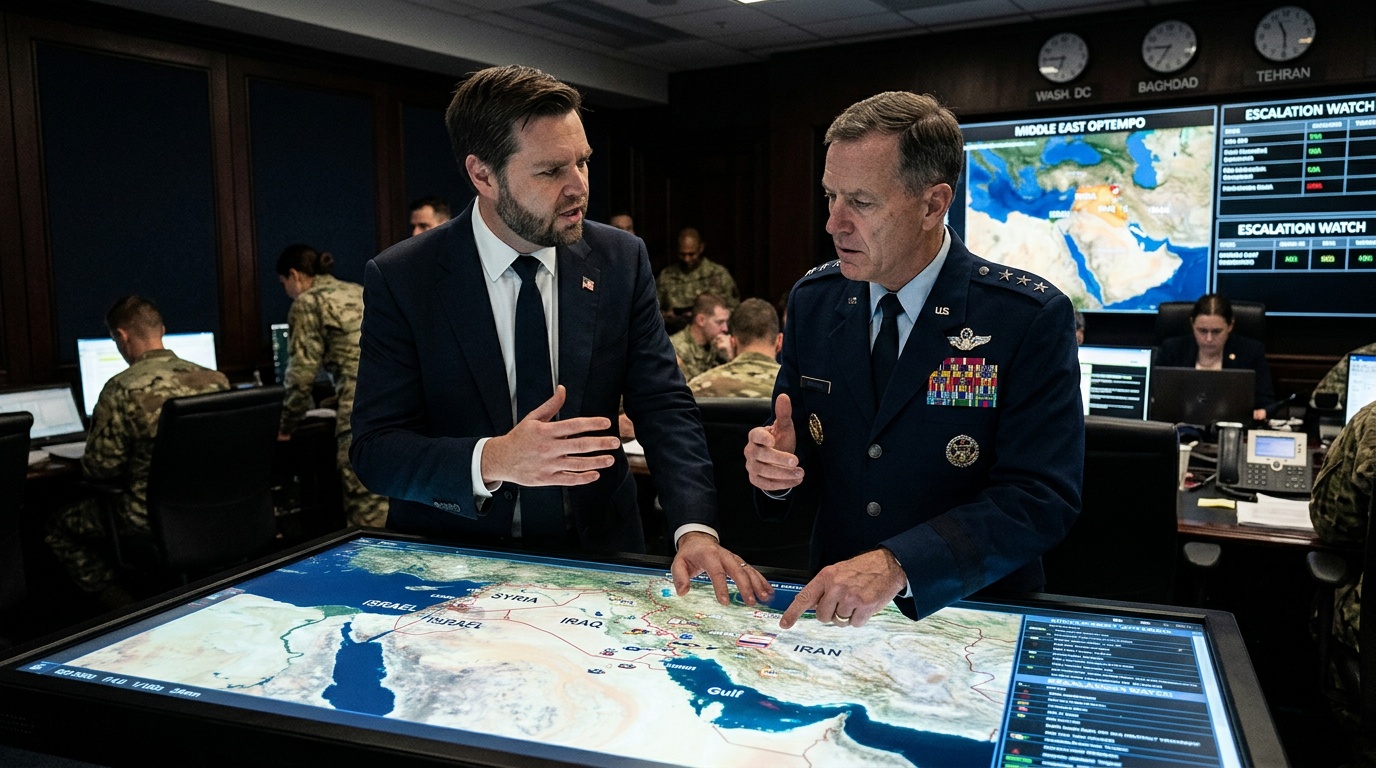 JD Vance and Top General Warn Trump Against Widening Iran War as U.S. Pauses Strikes
