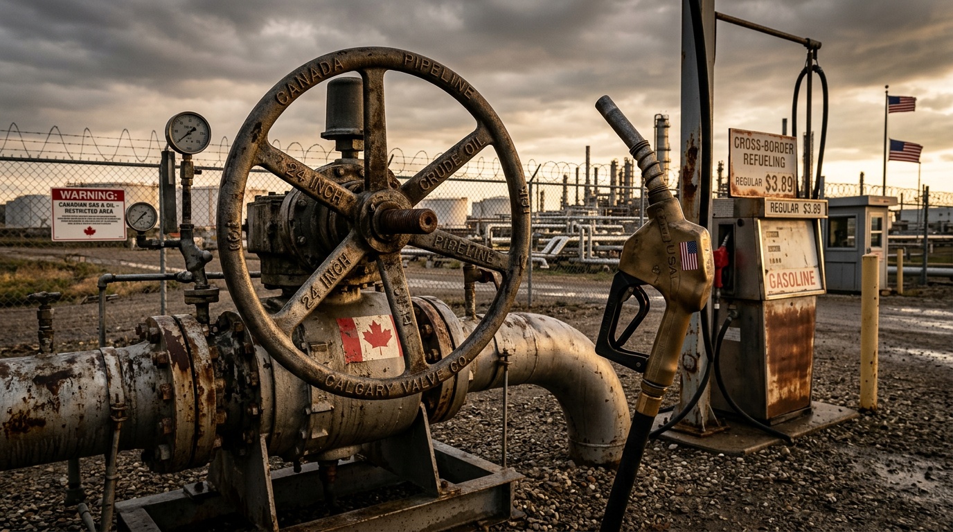 Trump’s Tariff Gambit Puts Canadian Oil in the Crosshairs—and U.S. Gas Prices on the Line
