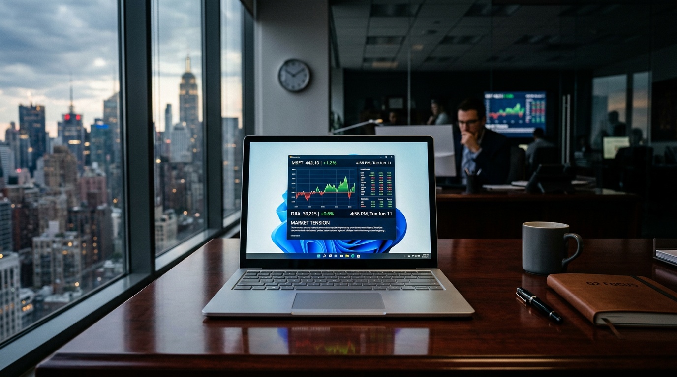 Microsoft Stock Defies Tech Slump Ahead of Earnings