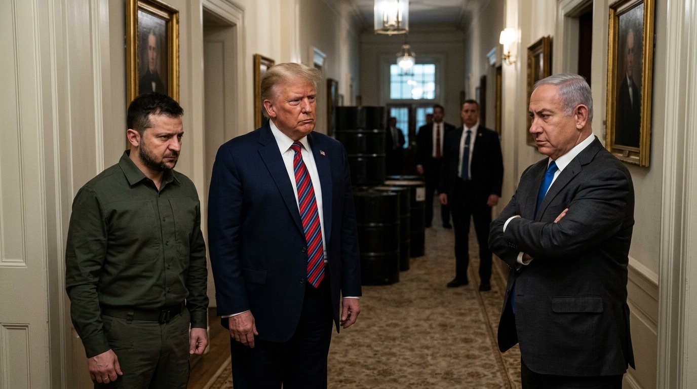 Futures Mixed as Trump Hosts Zelensky and Netanyahu, Oil Drops—Boeing, Coca-Cola, J&J in Focus