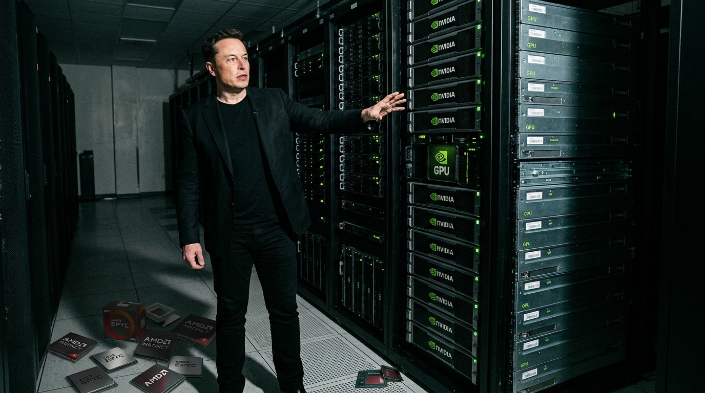 AMD Stock Drops on Musk's Nvidia Endorsement, but BofA Says the Real AI Story Starts in 2027