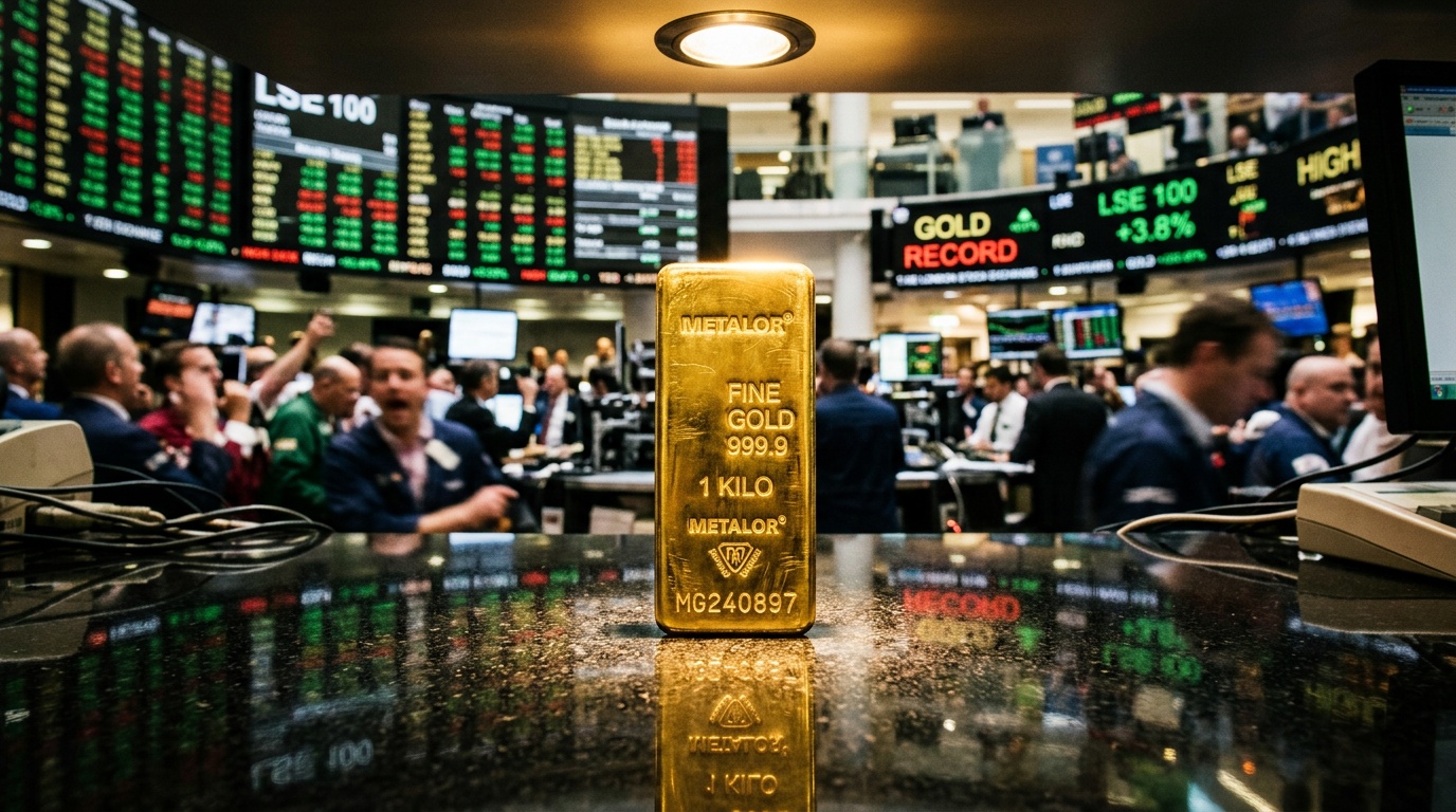 Gold's Big Day, Dow's Record Run, and a Wild Wednesday for Earnings