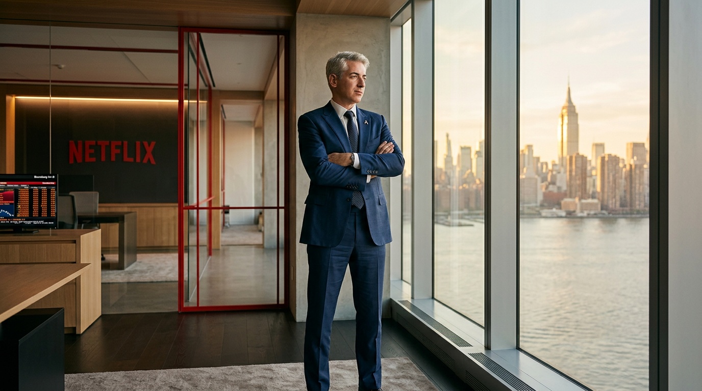 Netflix Stock Climbs as Ackman's Pershing Square Declares It the Streaming Wars Winner