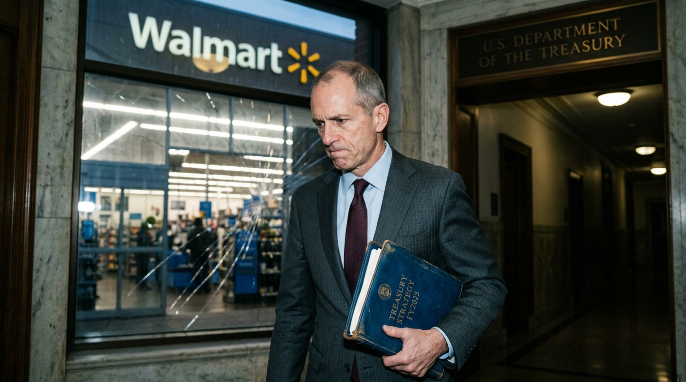 Bessent's Bond Rescue Fizzles, Walmart Craters 9%: Stock Market Today