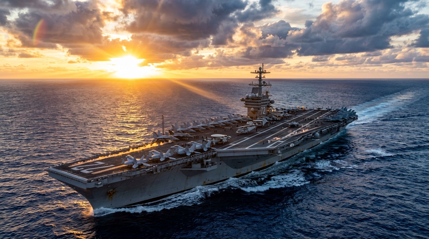 USS Abraham Lincoln Finally Heads Home After Nine-Month Middle East Deployment as Replacement Arrives