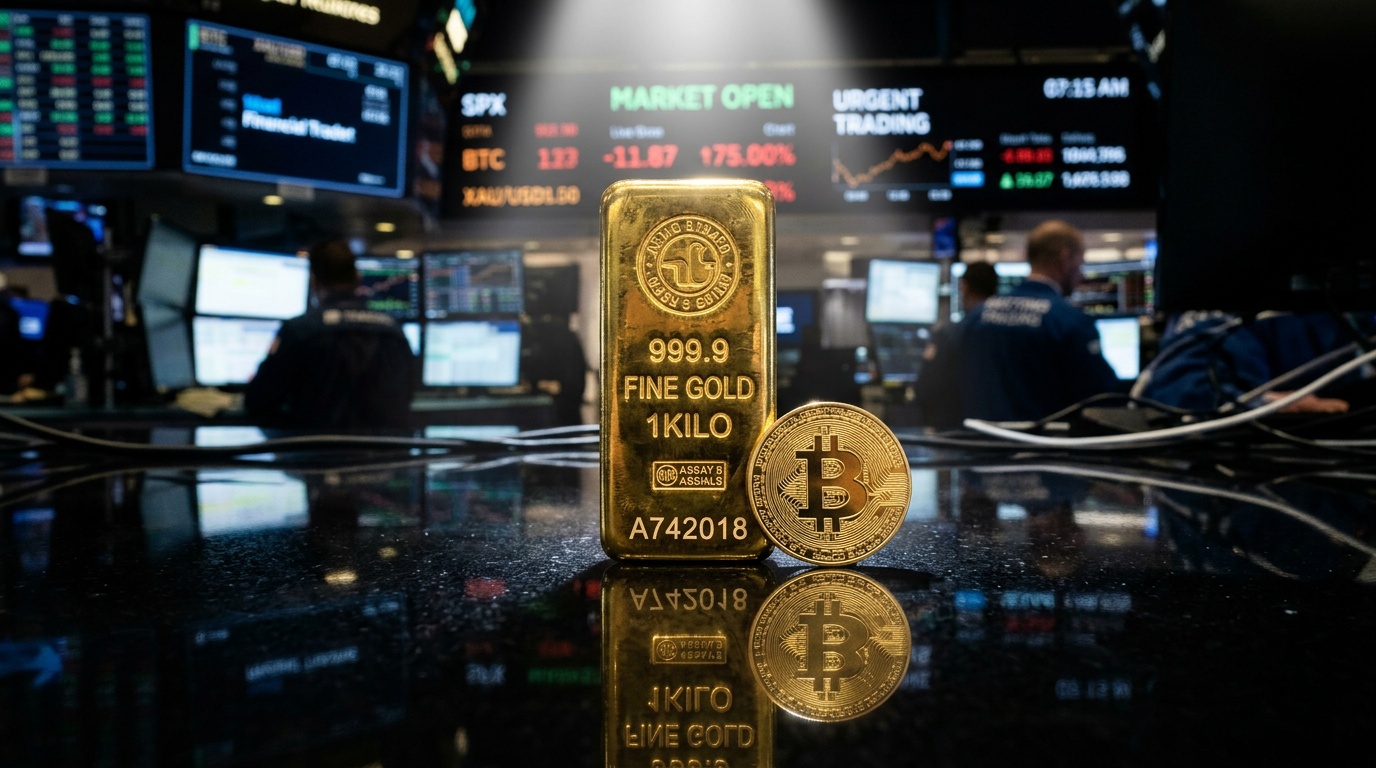 Bitcoin Tops $77K, Gold Shines, and Robinhood Rallies: A Friday Market Snapshot