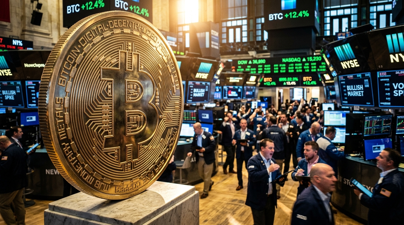 Coinbase Stock Surges as Bitcoin Rallies and Trump Pushes Crypto Bill