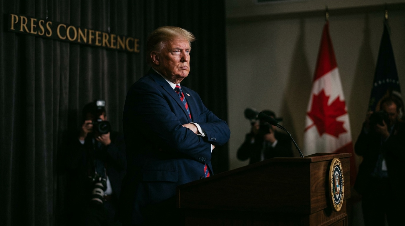 Trump Says Canada Wants 'Benefits of Being a State' Without Being One Amid Escalating Trade Tensions