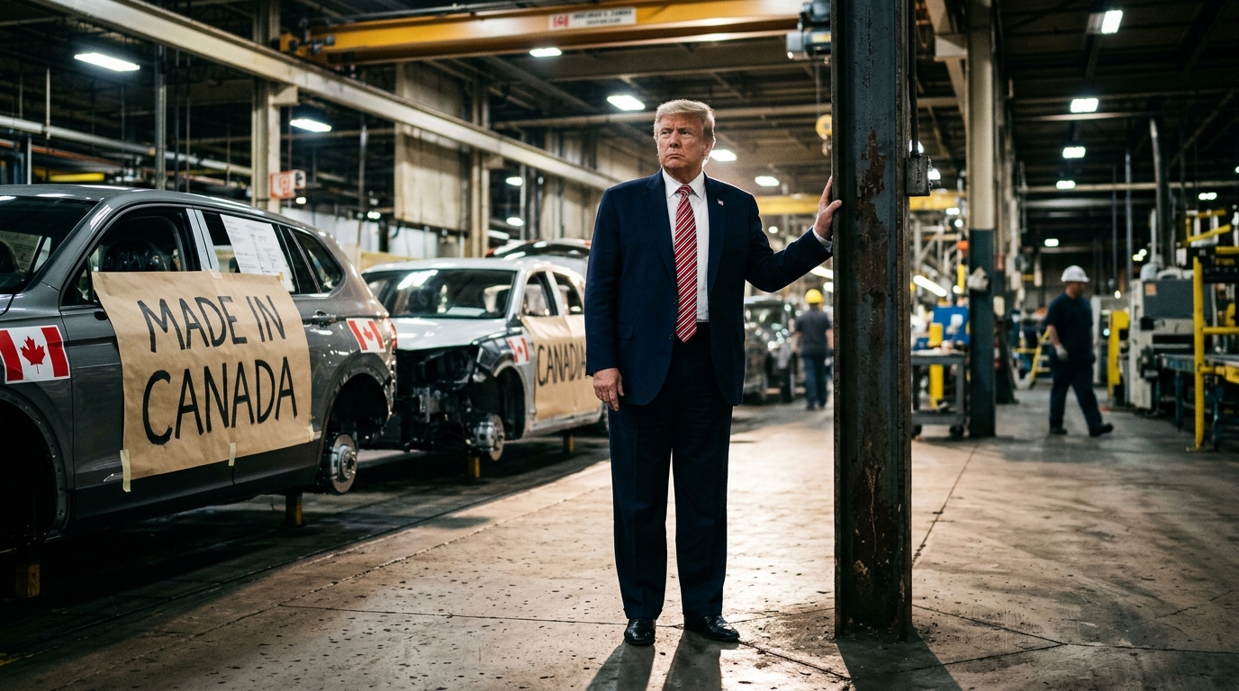 Trump's 50% Canada Auto Tariff Shock: These ETFs Could Be in the Crosshairs